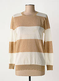 Top col rond manches longues or MOLLY BRACKEN femme