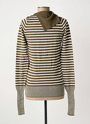 Pull col roulé stretch manches longues vert LEVI'S femme
