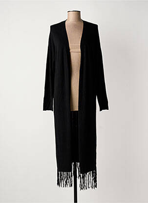 Gilet manches longues noir DIXIE femme