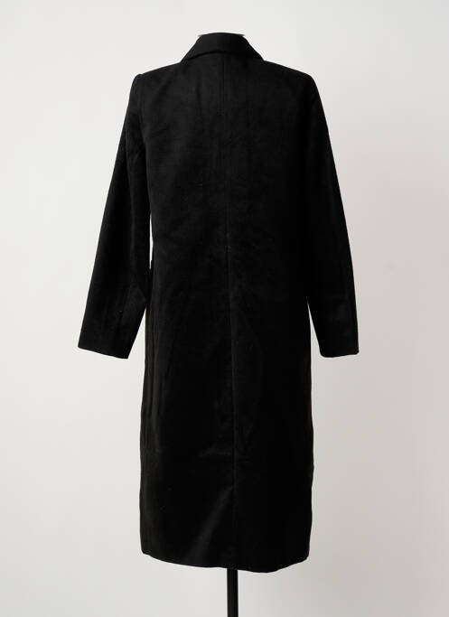 Manteau long coupe cintrée sans capuche noir LA PETITE ETOILE femme