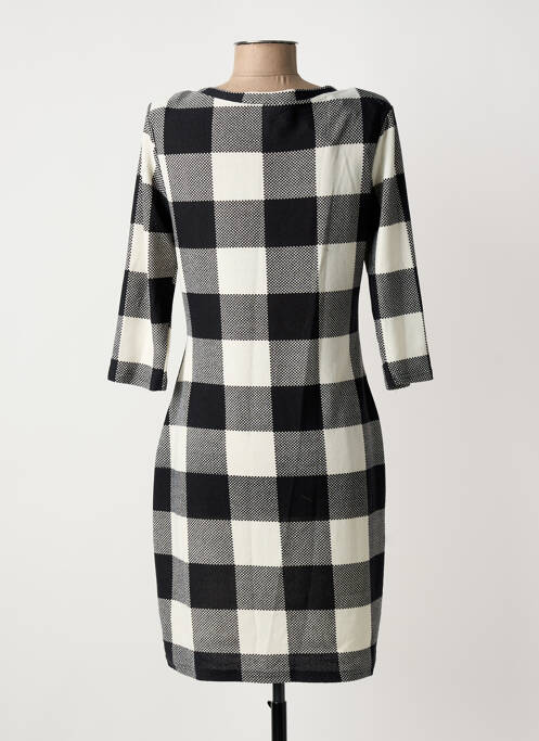 Robe mi-longue manches 3/4 manches 3/4 noir MOLLY BRACKEN femme