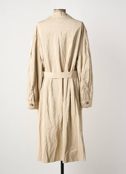 Trench coupe cintrée sans capuche gris IMPERIAL femme