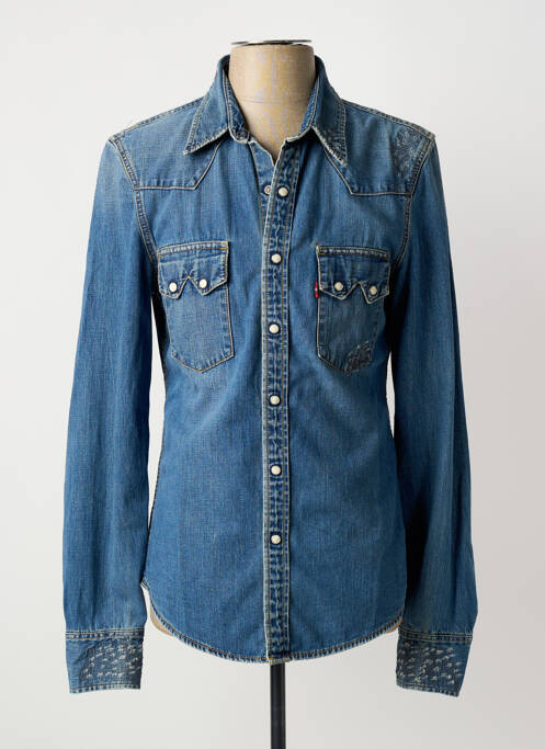 Chemise manches longues bleu LEVIS homme
