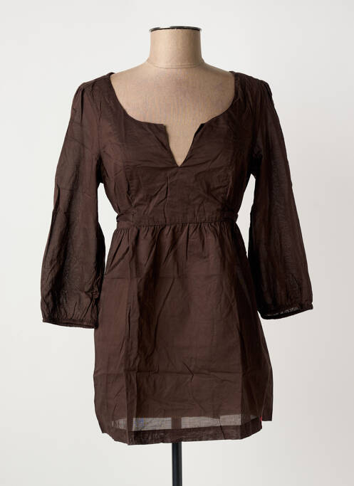 Tunique manches longues marron EDC femme