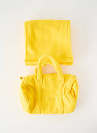 Echarpe tissage polaire jaune LULU CASTAGNETTE enfant