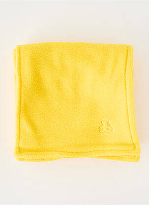 Echarpe tissage polaire jaune LULU CASTAGNETTE enfant