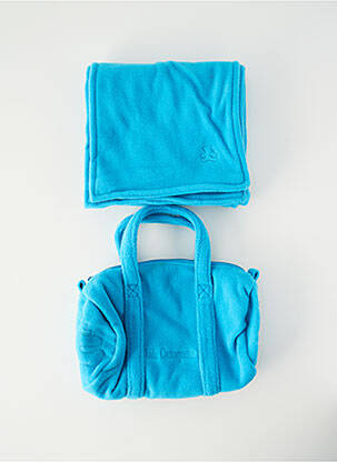 Echarpe tissage polaire bleu fonce LULU CASTAGNETTE enfant