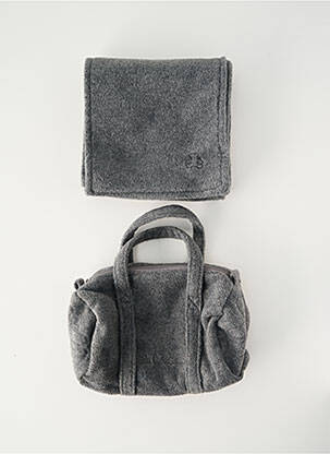 Echarpe tissage polaire gris LULU CASTAGNETTE enfant