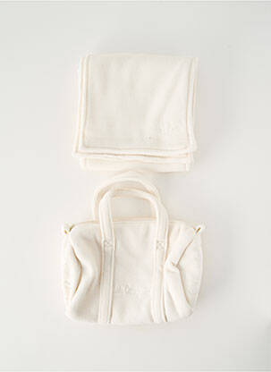Echarpe tissage polaire beige LULU CASTAGNETTE enfant