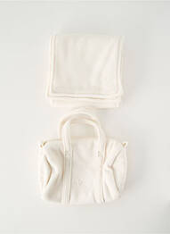 Echarpe tissage polaire beige LULU CASTAGNETTE enfant