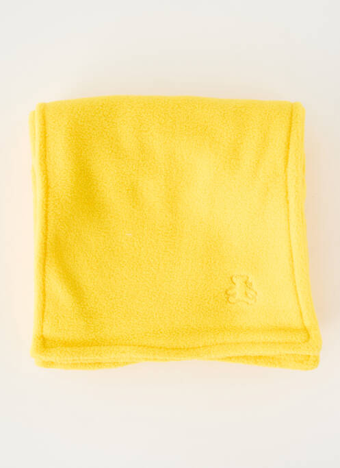 Echarpe tissage polaire jaune LULU CASTAGNETTE enfant