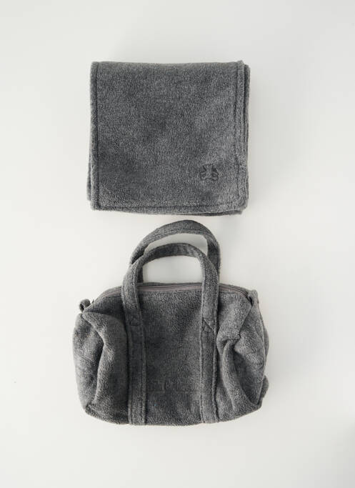 Echarpe tissage polaire gris LULU CASTAGNETTE enfant