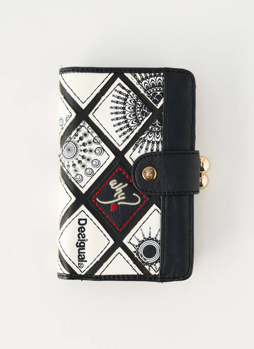 Portefeuille noir DESIGUAL femme