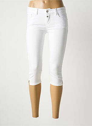 Pantacourt poches blanc TIMEZONE femme
