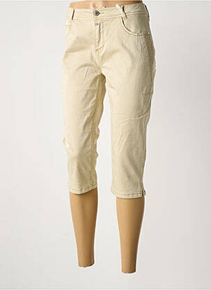 Pantacourt beige TIMEZONE femme