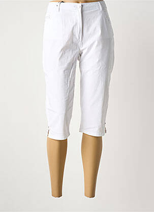 Pantacourt blanc JULIE GUERLANDE femme