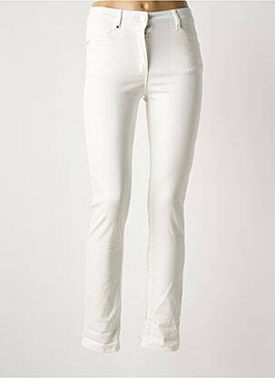 Pantalon slim blanc JULIE GUERLANDE femme