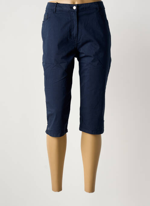 Pantacourt bleu JULIE GUERLANDE femme