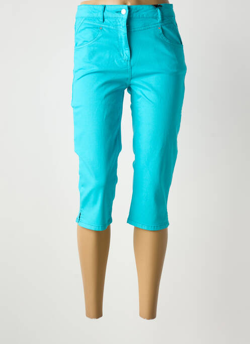 Pantacourt bleu JULIE GUERLANDE femme