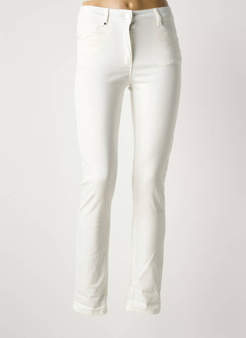 Pantalon slim blanc JULIE GUERLANDE femme