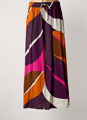 Jupe longue violet LA FEE MARABOUTEE femme