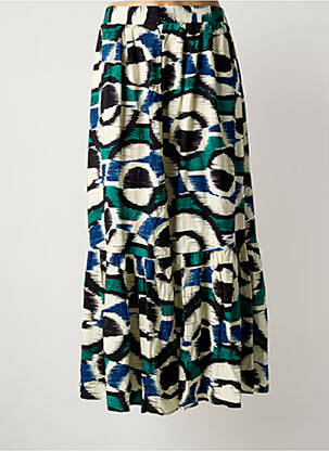Jupe longue imprimé fantaisie noir MOLLY BRACKEN femme