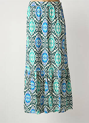 Jupe longue bleu LA FEE MARABOUTEE femme
