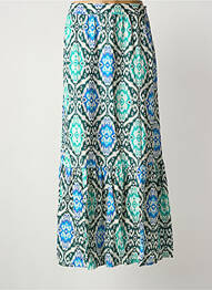Jupe longue bleu LA FEE MARABOUTEE femme