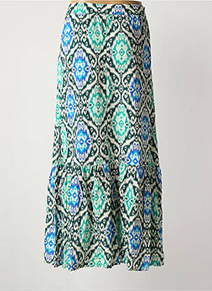 Jupe longue bleu LA FEE MARABOUTEE femme