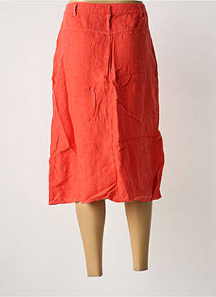 Jupe mi-longue rouge ONE STEP femme