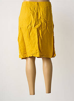 Jupe mi-longue jaune ONE STEP femme