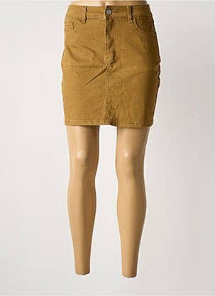 Jupe courte poches marron VILA femme
