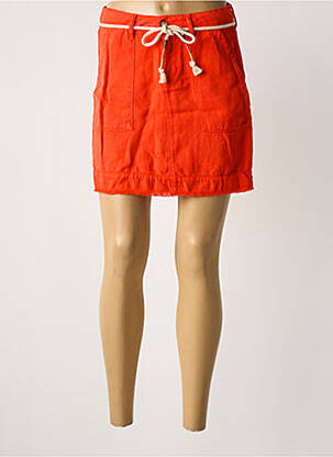 Jupe courte orange HAPPY femme