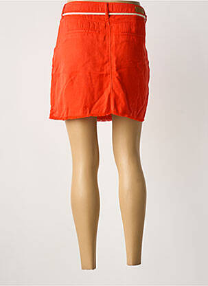 Jupe courte orange HAPPY femme