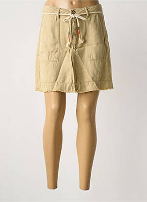 Jupe courte beige HAPPY femme