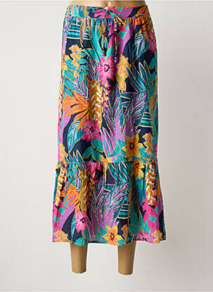 Jupe longue bleu JULIE GUERLANDE femme