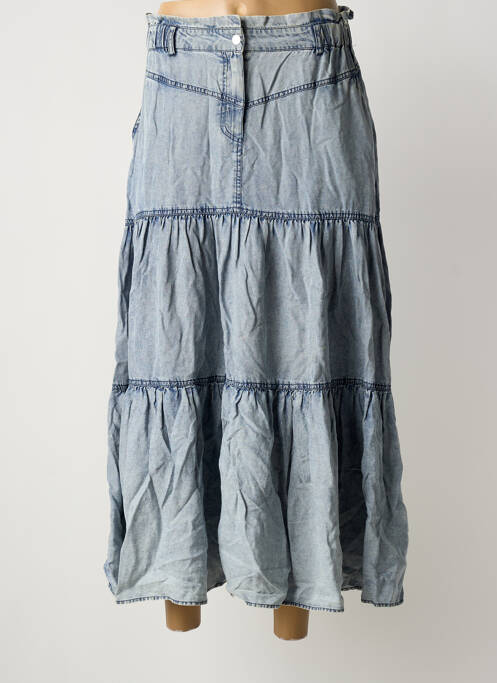Jupe longue bleu clair IKKS femme