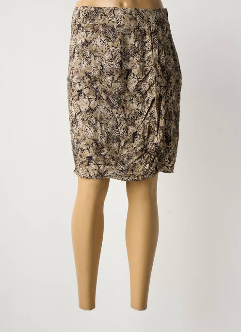 Jupe mi-longue beige ONE STEP femme