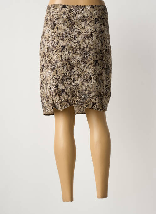 Jupe mi-longue beige ONE STEP femme