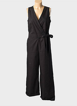 Combi-pantalon sans manche sans manche noir LA FEE MARABOUTEE femme