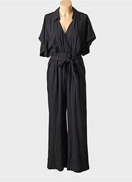 Combi-pantalon noir MOLLY BRACKEN femme