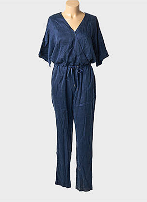 Combi-pantalon manches courtes manches courtes bleu JULIE GUERLANDE femme
