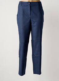 Pantalon droit bleu LA FEE MARABOUTEE femme