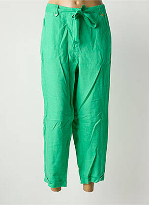 Pantalon 7/8 vert JULIE GUERLANDE femme