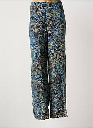 Pantalon droit bleu LA FEE MARABOUTEE femme