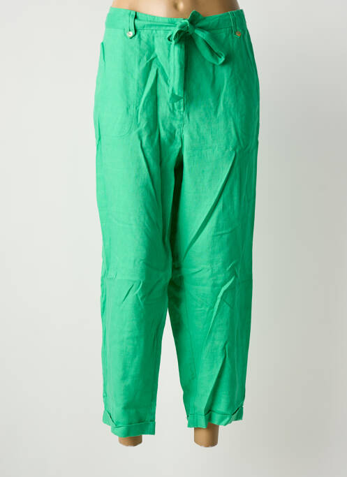 Pantalon 7/8 vert JULIE GUERLANDE femme