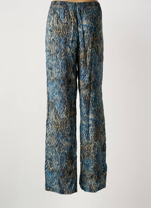 Pantalon droit bleu LA FEE MARABOUTEE femme