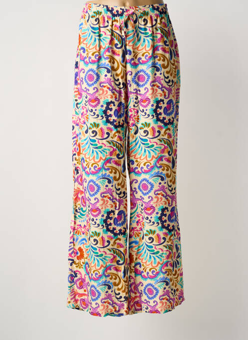 Pantalon large bleu JULIE GUERLANDE femme