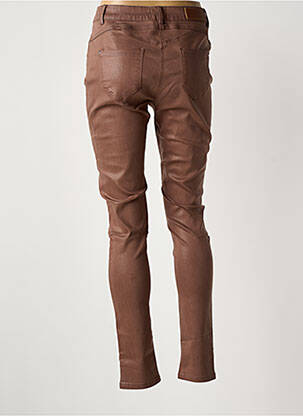 Pantalon slim marron JULIE GUERLANDE femme