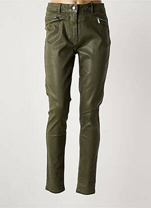 Pantalon slim vert JULIE GUERLANDE femme